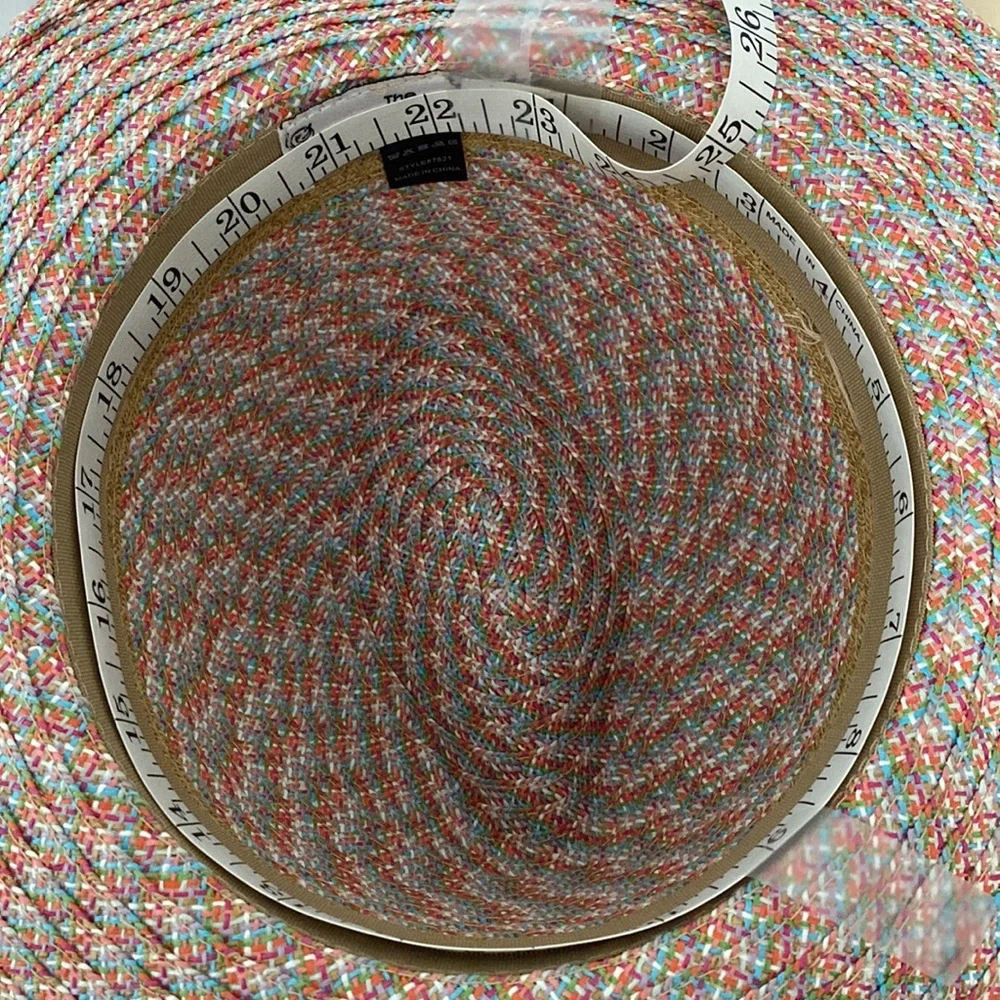 Multicolor straw hat - Picture 11 of 11